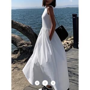NWT Commense Leisure Crew Neck Long Dress Sz XL
